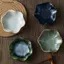 Ziyulinyuk 1 Gốm te Món Ăn Hình Hoa Sứ Hạt Đĩa Đĩa Nhỏ Mini Tương Gia Vị Bộ Đồ Ăn Đồ Dùng Nhà Bếp VN