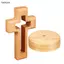 Luckyew Chữ Thập Gỗ Thánh Giá Đứng Tường Tôn Giáo Bằng Gỗ Trang Trí Bàn Quà Tặng Nhà Thờ Thánh Tôn Giáo Trang Trí Tượng TQ
