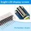 Màn hình thanh ghi LED màu đỏ 10 đoạn