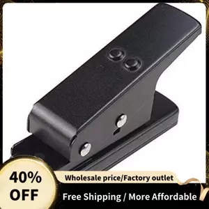 Guitar Plectrum Punch Picks Portable Pick Puncher Pick Maker DIY Card Cutter Machine Màu đen