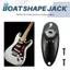 Thuyền Phong Cách 1 / 4 inch Tải Đầu Ra Đàn Guitar Mono Jack Cắm Ổ Cắm Đĩa Cho Đàn Guitar Điện Phong Cách Stratocater, Đen