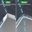 4 Gói Gutter Splash Guards Bạc Gutter Splash Guards cho ngôi nhà Mái góc thợ lặn Mái nhà thợ lặn đi mưa