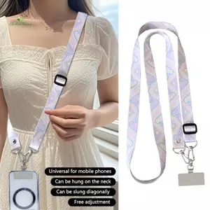 Dây Đeo Điện Thoại Đa Năng Điều Chỉnh, Đeo Vai/Chéo, Chống Thất Lạc, Kèm Dây Đeo Cổ, Phù Hợp Mọi Ốp Lưng