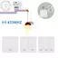 PUSKY Wireless ON OFF Mô-đun RF433 Công tắc đèn điều khiển từ xa 1 / 2 / 3 Gang Nút nhấn Công tắc đèn tường cho đèn chùm VN