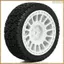 4 Lốp Xe Cao Su 68mm -Tires Cho XV01 XV02 TT01 TT02 PTG-2 1 / 10 RC Racing Xe Nâng Cấp Phần