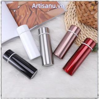 Cốc giữ nhiệt Mini ARTISANU, Bình bỏ túi nhẹ bằng thép không gỉ, Cốc cà phê du lịch Chai nước cách nhiệt 120ml chống rò rỉ