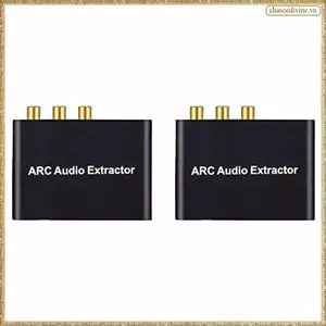 2X -Bộ trích xuất âm thanh ARC tương thích ARC sang SPDIF Jack 3,5 mm âm thanh nổi đồng trục -Bộ chuyển đổi ARC tương thích