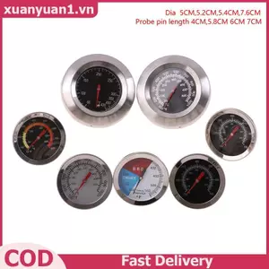 XUAN Lò Nướng Nhiệt Kế Nướng Đồng Hồ Đo Nhiệt Độ Cho Gia Đình Nhà Bếp Dụng Cụ Thực Phẩm VN