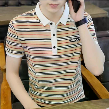 Áo Sơ Mi Polo Nam Áo Sơ Mi Polo Mùa Hè Quần Áo Nam Slim-fit Ve Áo Polo Áo Top Áo Sơ Mi Thời Trang Quần Áo Nam