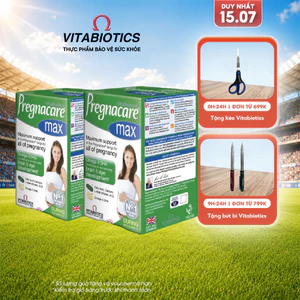 Combo 2 Hộp TPBVSK PREGNACARE Max Bổ Sung Vitamin và Khoáng Chất Cho Phụ Nữ Mang Thai & Cho Con Bú 84 Viên Vitabiotics