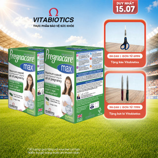 Combo 2 Hộp TPBVSK PREGNACARE Max Bổ Sung Vitamin và Khoáng Chất Cho Phụ Nữ Mang Thai & Cho Con Bú 84 Viên Vitabiotics