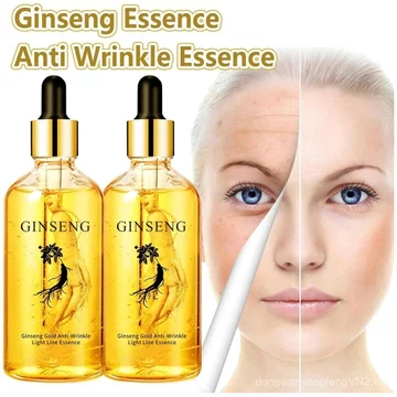 2 Tinh chất chống lão hóa sâm Polypeptide, Chiết xuất nhân sâm Serum chống nhăn Vàng Nhân sâm Hàn Quốc Tinh dầu chống lão hóa để thắt chặt da chảy xệ Giảm nếp Moisturi