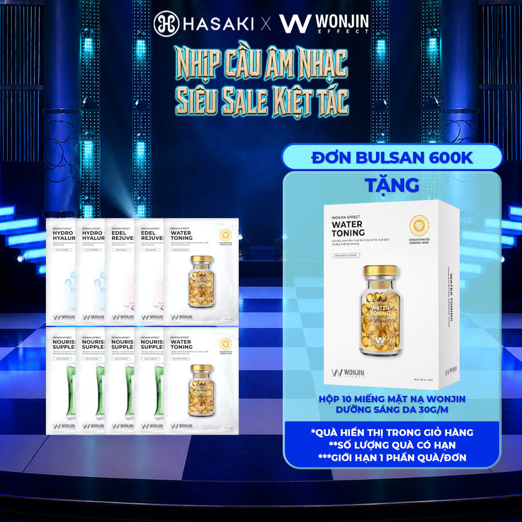 Combo 10 Miếng Mặt Nạ Wonjin Concentrated Essence Mask