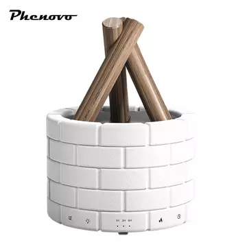 Máy khuếch tán tinh dầu Máy tạo độ ẩm không khí Quà tặng với hẹn giờ Máy khuếch tán yên tĩnh di động khuếch tán dầu ngọn lửa cho phòng khách