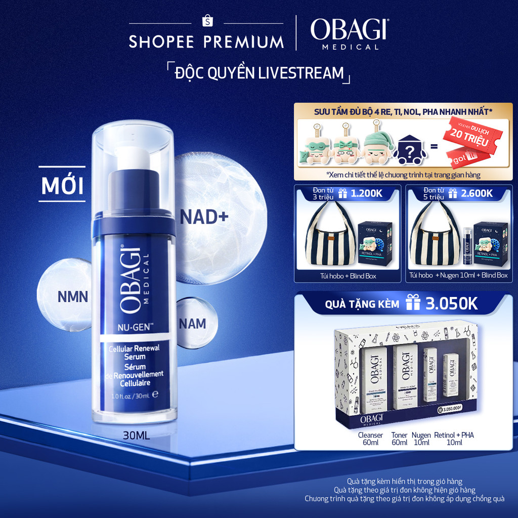 Serum Kích Hoạt Năng Lượng Tế Bào Nugen Cellular Renewal 30ml