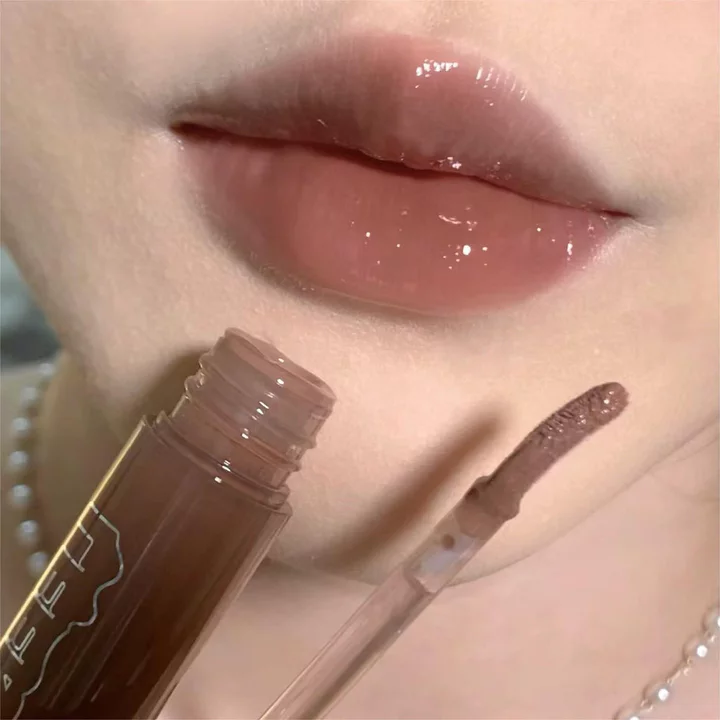 son black rouge son bóng black rouge Phong Cách Mới Chocolate Son Bóng Gương Bóng Nước Bóng Dưỡng Ẩm Môi Giá Rẻ Niche Thương Hiệu