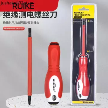 Bút thử điện đa chức năng Điện gia dụng Bút thử điện Flat Cross Double-Head Dual-Sử dụng kép Bút thử mô-men xoắn mạnh Vít