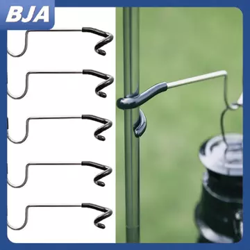BJA Cắm Trại Ánh Sáng Cực Móc Thép Không Gỉ Lều Cực Đèn Móc Đa Năng Cắm Trại Ngoài Trời Đèn Đứng Móc Thiết Bị Cắm Trại BJA