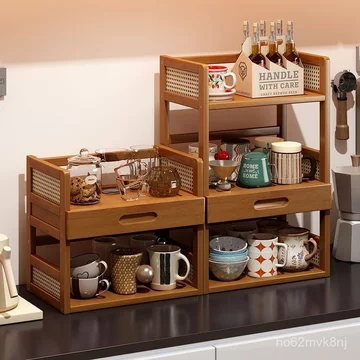 Kệ để đồ trên bàn, giá để cốc, giá để tách trà, giá để tách cà phê, kệ đựng bộ trà, giá để cốc trên mặt bàn, giá để cốc