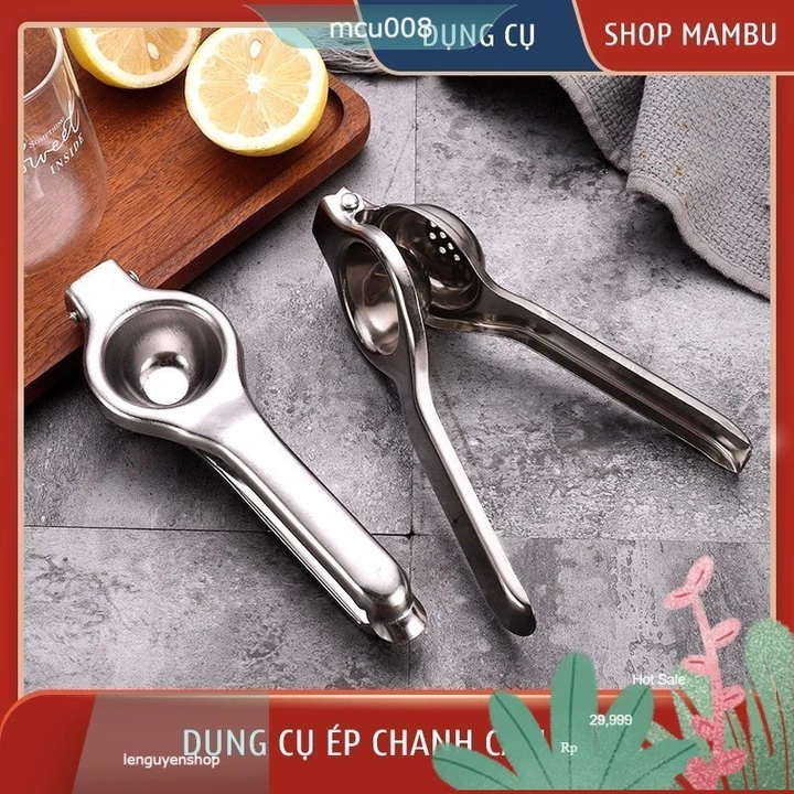 [ Sỉ ] Dụng cụ ép chanh inox - Dụng cụ pha trà chanh, đồ gia dụng tiện ích - Thiết bị máy móc pha chế