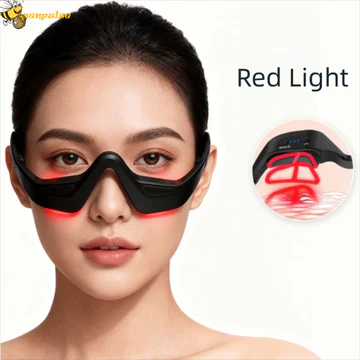 Máy mát xa mắt ZENPULSE, Dụng cụ thư giãn mắt không dây 3D, Làm sáng túi đựng mắt Đèn LED Chăm sóc mắt EMS Massage chăm sóc mắt cho nữ