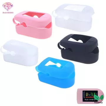 Heabety Silicone Túi Bảo Quản Kẹp Ngón Tay Máy Đo Oxy Vỏ Bảo Vệ Máy Đo Oxy Giá Đỡ Bảo Vệ Ngón Tay Xung Bảo Vệ Braet Mới
