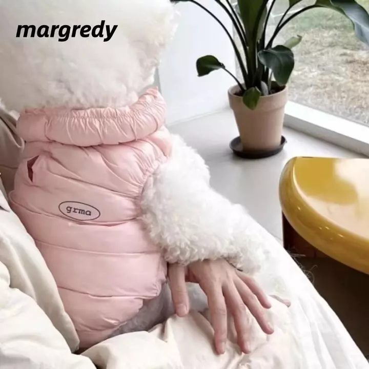 Áo khoác cho chó MARGREDY, Áo khoác lông mèo màu trơn Quần áo cho chó, Đồ dùng cho chó Chihuahua Trang phục thú cưng ấm áp mùa đông chống thấm nước