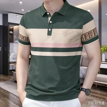 Áo Polo Cho Nam Trang Trọng Thường Ngày Sọc Áo Sơ Mi Polo Cho Nam Nhiều Màu Áo Sơ Mi Polo Tay Ngắn Mùa Hè Kinh Doanh Polo Cho Nam Cổ Áo Sơ Mi
