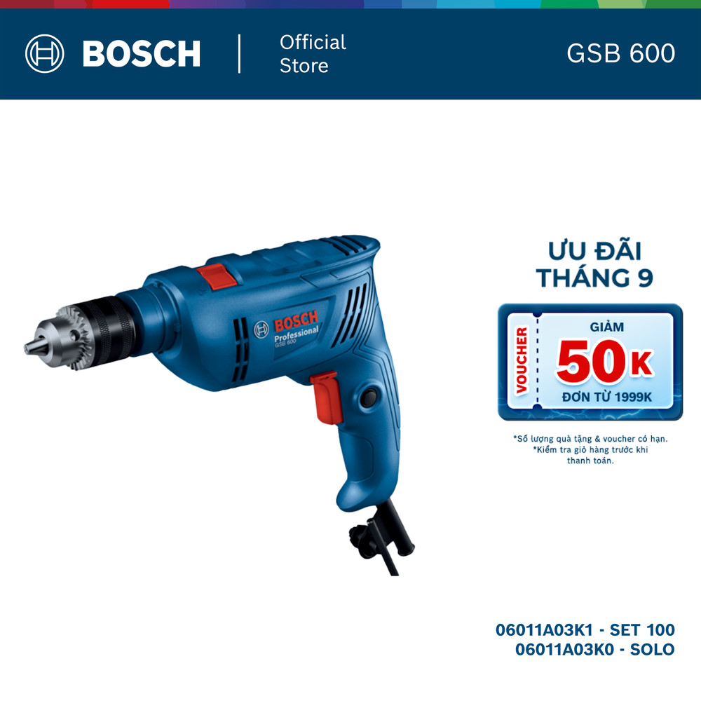 Máy khoan động lực Bosch GSB 600