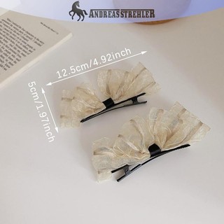 Onetimingfine 2 Chiếc Bé Gái Dễ Thương Nơ Kẹp Tóc Bên Kẹp Đen Màu Be Hairgrips Mũ Đội Đầu Phụ Nữ Đảng Lễ Hội Phụ Kiện Tóc VN