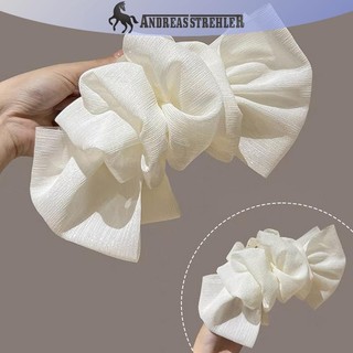 Onetimingfine Thời Trang Tuyn Nơ Lớn Đám Mây Lấy Kẹp Thanh Lịch Retro Nữ Lưới Sợi Đuôi Ngựa Bím Vuốt Kẹp Phụ Kiện Tóc Quà Tặng Mũ Đội Đầu VN