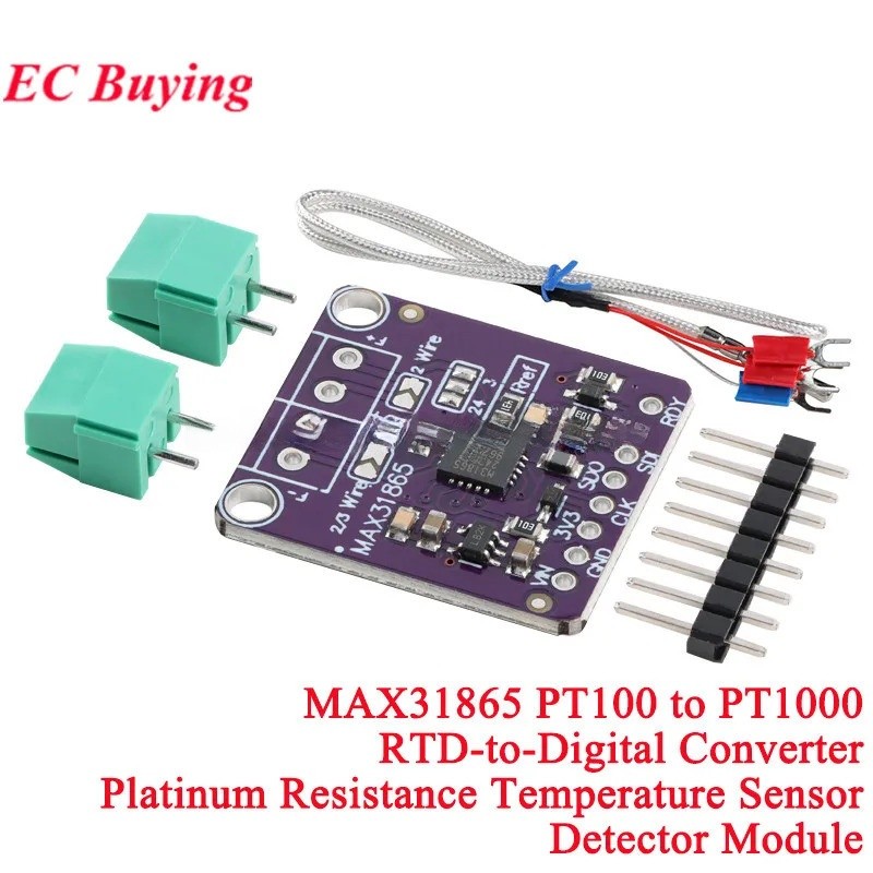 MAX31865 PT100 sang PT1000 RTD sang kỹ thuật số Bảng chuyển đổi nhiệt ...