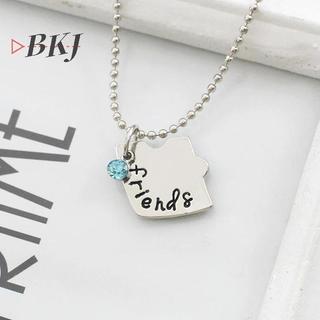 [KJ] 3 Cái / bộ Vòng Cổ Mặt Dây Chuyền Nối Trái Tim Người Bạn Thân Nhất Bff Tình Bạn Cặp Đôi Vòng Cổ Trang Sức Thời Trang [Mới]
