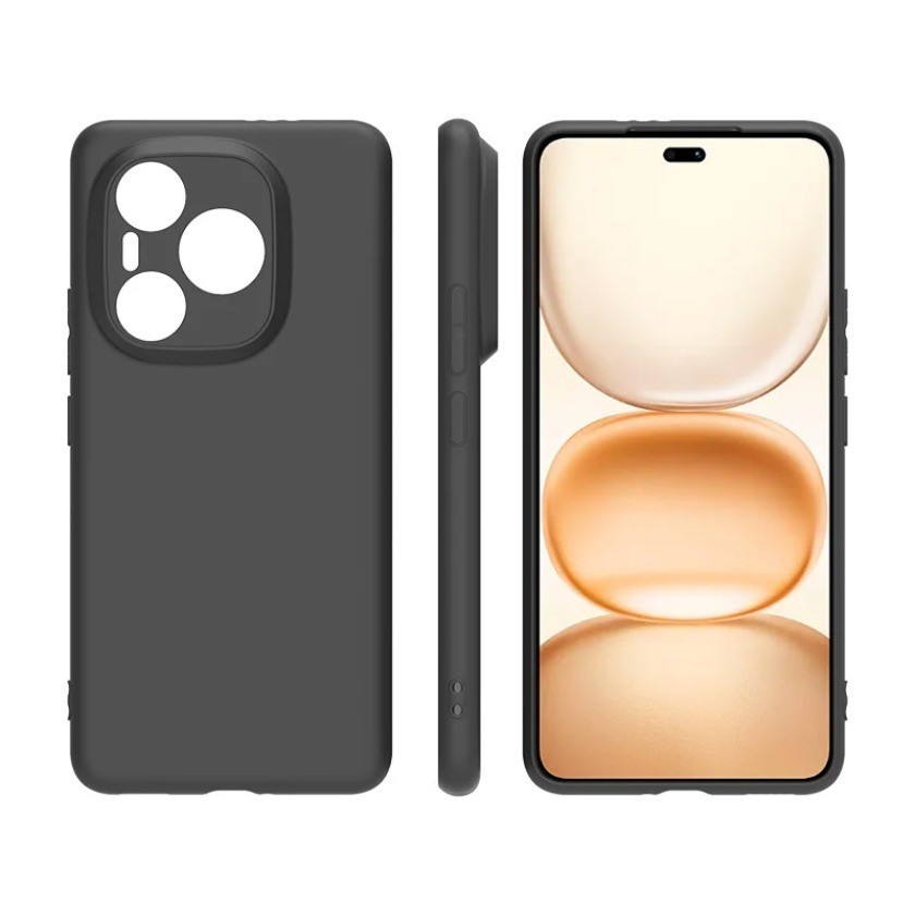 Dành Cho Honor Power 5G Ốp Lưng Slim Matte Đen Mềm TPU Dành Cho Honor Power 6.78 "Ốp Lưng Silicon HonorPower Vỏ Điện Thoại