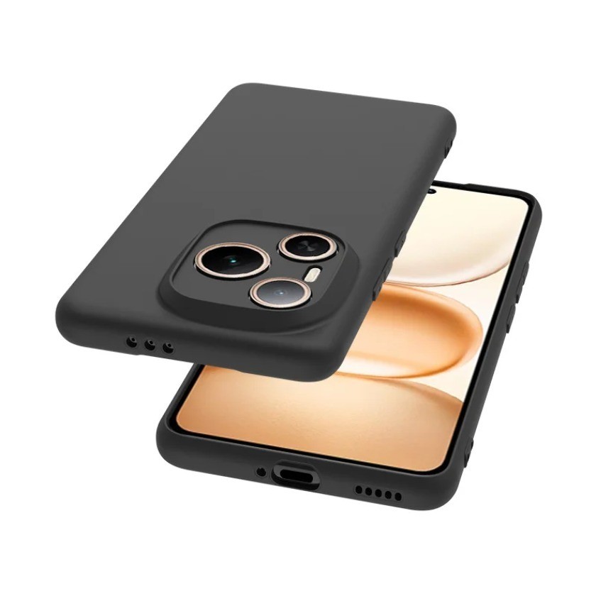Dành Cho Honor Power 5G Ốp Lưng Slim Matte Đen Mềm TPU Dành Cho Honor Power 6.78 "Ốp Lưng Silicon HonorPower Vỏ Điện Thoại