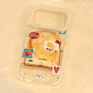 [Sheren] Ốp điện thoại giá đỡ trứng chiên bánh mì nướng Thích hợp cho i17 16 15 14 13 12 11 pro max Vỏ bảo vệ chống sốc