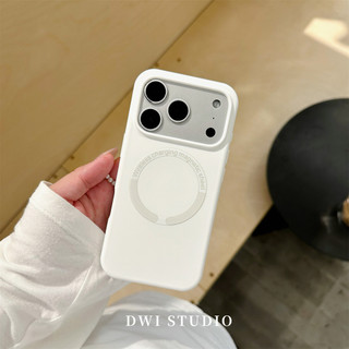 Dễ Thương Màu Trơn Silicon Lỏng Thỏ Trắng Giá Đỡ Từ Tính Ốp lưng iPhone 17 16 15 14 13 12 Pro Max Chống Sốc Bảo Vệ Camera Ốp Lưng Mềm Chống Rơi