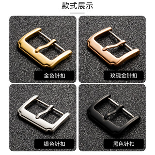 Khóa đồng hồ bằng thép không gỉ 10 / 12 / 14 / 16 / 18 / 20 / 22mm Khóa đồng hồ thay thế Bạc Hồng Vàng Đen Dây đeo đồng hồ Khóa nút