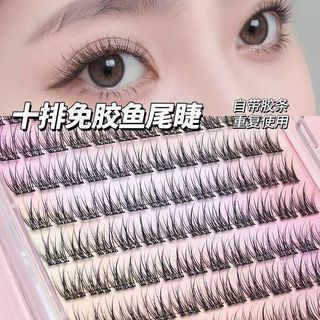 Lông mi giả đuôi cá cho bé tự dính Lông mi phân đoạn hàng ngày