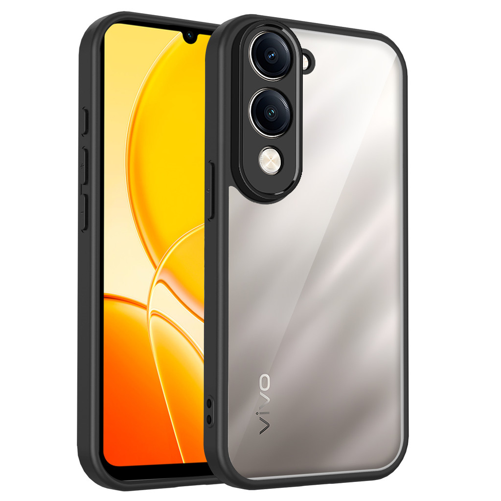Ốp lưng Vivo Y04 Vỏ trong suốt mờ thời trang cho Vivo Y04 Vỏ điện thoại