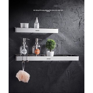 【 KOHLER 】Kệ tắm bằng thép không gỉ 304, kệ đa năng cho nhà bếp, kệ hình chữ nhật cho phòng tắm, kệ hình chữ nhật thực t