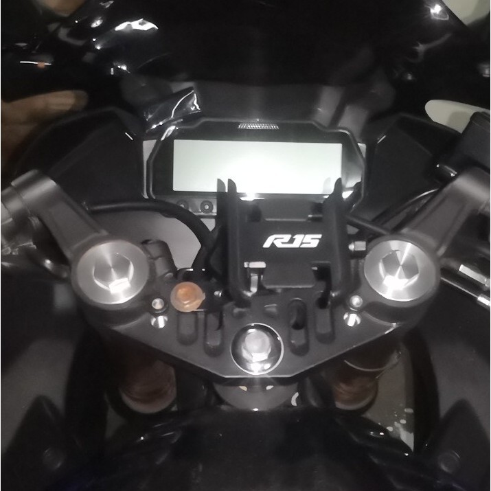 CHO Yamaha YZF R15 V1 V2 V3 Hợp Kim Nhôm CNC Xe Máy Giá Đỡ Điện Thoại Di Động Giá Đỡ Gắn