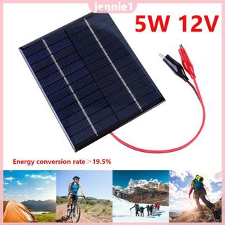 Tấm Pin Năng Lượng Mặt Trời 5W 12V Bằng Polysilicon Chống Thấm Nước Nhỏ Gọn Tiện Dụng DIY