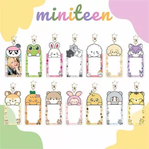 Mười bảy Thẻ Hoạt Hình Khung Ảnh Móc Khóa SVT Aidou Thẻ Nhỏ Lưu Trữ Mặt Dây Chuyền Trang Sức Ngôi Sao Tuần 6.30