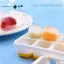 Khay đá silicon không chứa BPA Pufangbliss có nắp 14 viên đá cho đá tươi và sạch VN