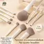 5 / 7 / 10 / 12 Bàn chải trang điểm có phấn nền Blush Eyeshadow Contour Powder Brush, Bộ cọ trang điểm, Bộ cọ trang điểm chuyên nghiệp EMKK