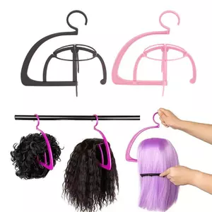 Giá đỡ tóc giả chất lượng cao Mũ nhựa trưng bày Giá đỡ tóc giả để nối dài tóc giả Bla màu tím Tóc giả Giá đỡ giá đỡ VN