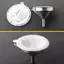 100 Cá Tuyết/120/200/300/400/450 lưới lọc Nylon Phễu Thép không gỉ