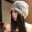 BRABRAA Lưới Beanie Cho Nữ, Mũ Móc Đính Hạt Đa Năng Thoáng Khí, Thời Trang Rỗng Ra Nhẹ Mềm Slouchy Cap Phụ Kiện Thời Trang