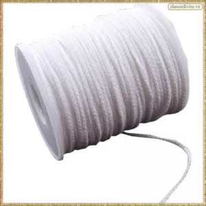 1 Cuộn 200Feet / 61Meter Nến Trắng bấc Cotton Nến Dệt bấc cho Vật liệu làm nến DIY Lõi sáp không khói